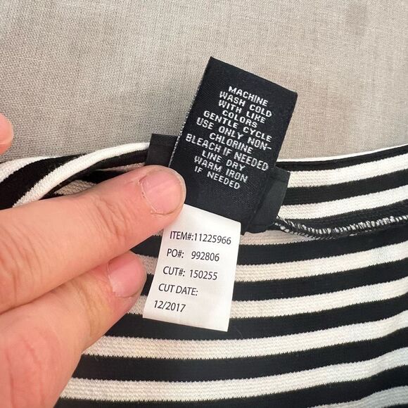 Torrid Black & White Stripe Sweetheart Knit Cami size 2x - Picture 12 of 13